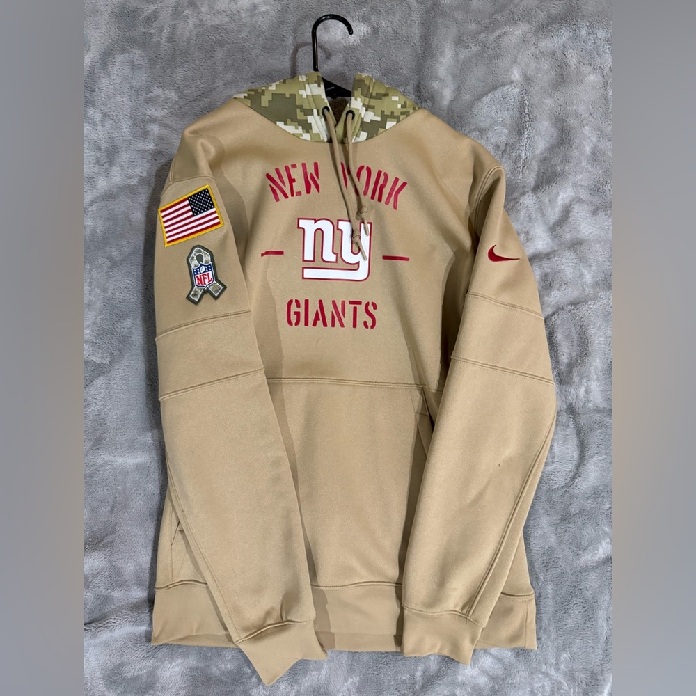 New York Giants Tan Hoodie